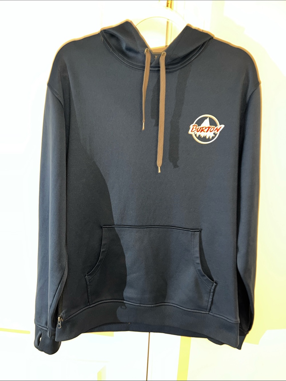 Burton Colorado Avalanche Blue Snowboard Ski Winter LS Hooded Hoodie Sweatshirt - Picture 1 of 5